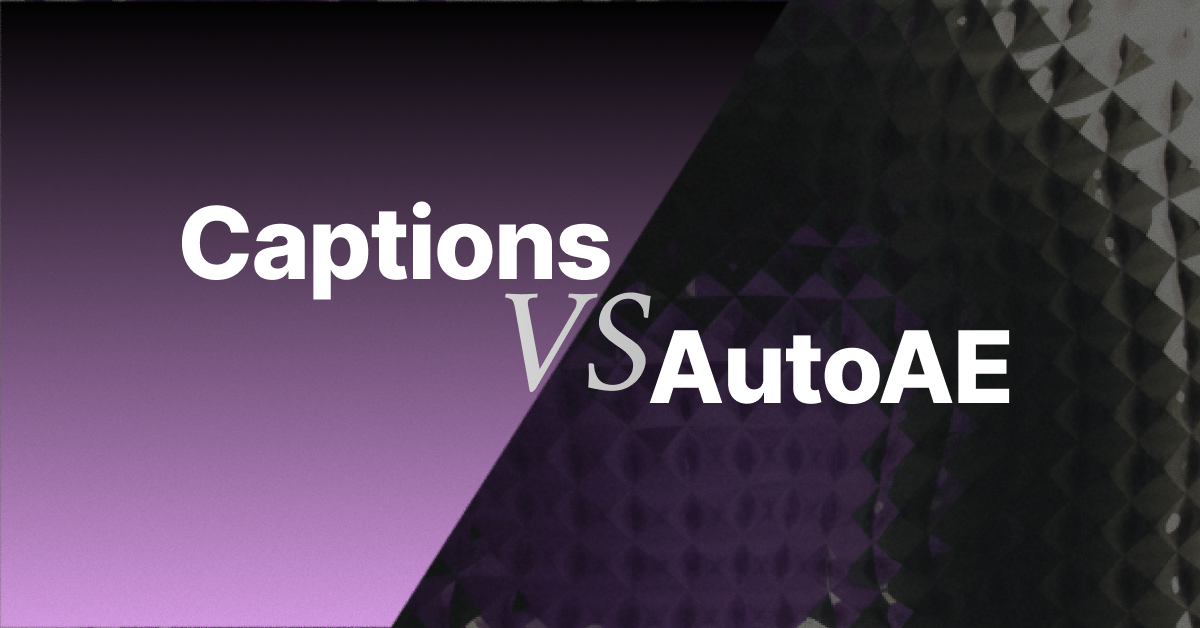 Captions vs AutoAE (2026): Mobile Talking-Head vs Motion Agent — When ...